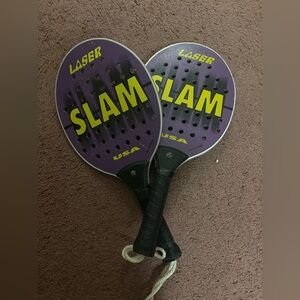 Vintage racquetball paddles